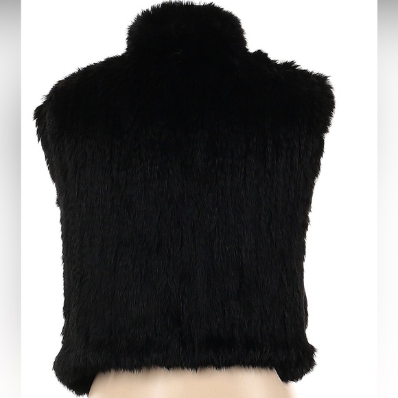 Designer Calypso by Christine Celle Faux Fur Vest in Medium - Picture 2 of 2